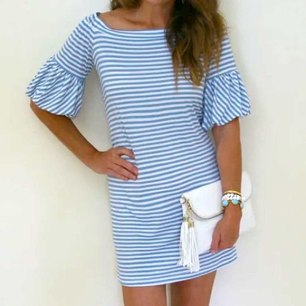 Donna Karan Off Shoulder Dress
